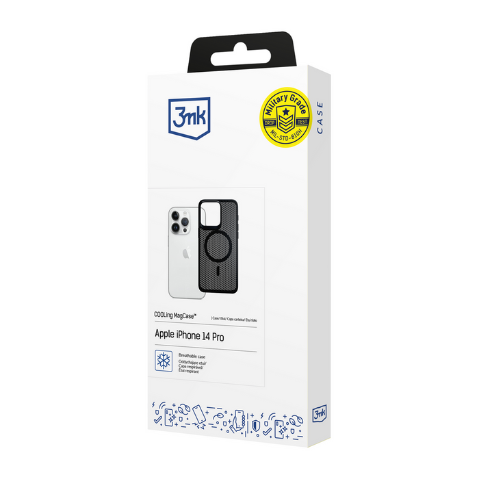 3mk COOLing MagCase for Apple iPhone 14 Pro - Black