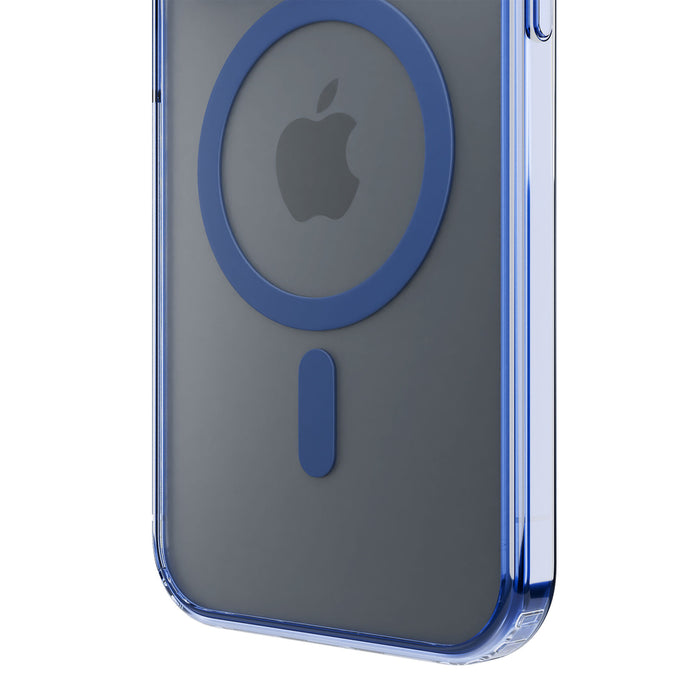 3mk Frosty MagCase Blue Case for Apple iPhone 15 - Transparent