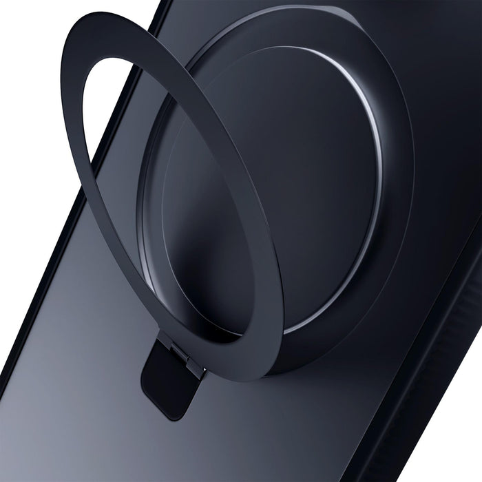3mk Smoke Case Mag&amp;Stand for Apple iPhone 14 plus - black