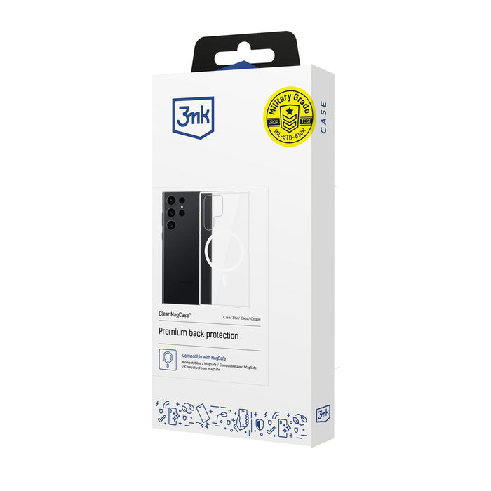 3mk Clear MagCase for Samsung Galaxy S23 Ultra - transparent