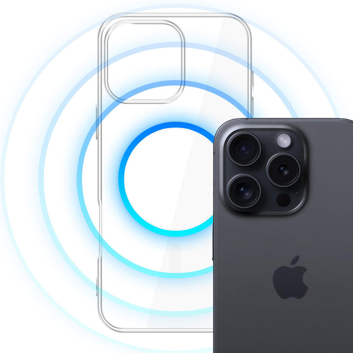 3mk Clear MagCase Case for Apple iPhone 16 Pro Max - Transparent