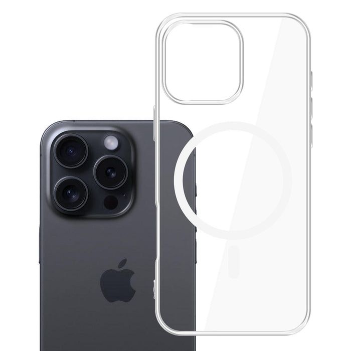 3mk Clear MagCase Case for Apple iPhone 16 Pro Max - Transparent