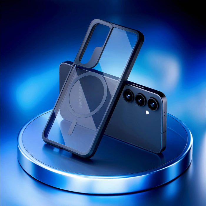 3mk Satin Armor MagCase for Samsung Galaxy S25 - Transparent