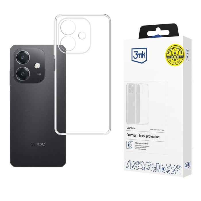 3mk Clear Case for Oppo A40 / A40M / A3 4G - transparent