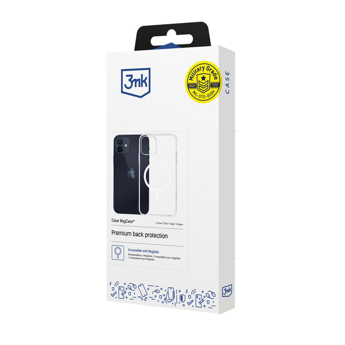 3mk Clear MagCase for Apple iPhone 12/12 Pro - transparent