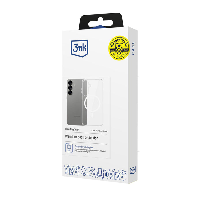 3mk Clear MagCase for Samsung Galaxy S25+ - transparent