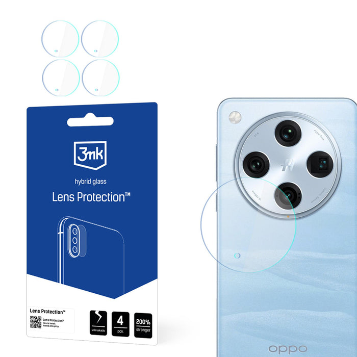 Hybrid Glass for Camera Lens 3mk Lens Protection for Oppo Find X8 Pro