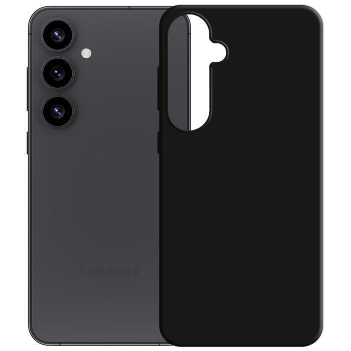 3mk Silicone Case for Samsung Galaxy S25 - Black
