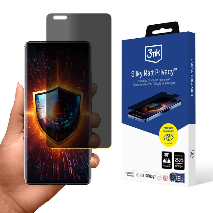 3mk Silky Matt Privacy Privacy Screen Protector for Huawei Mate 40 Pro