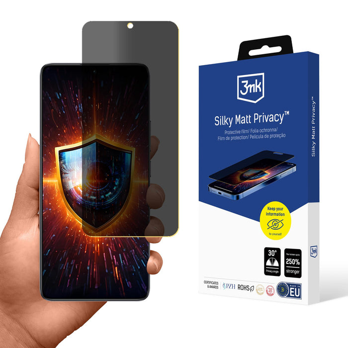 Privacy Screen Protector 3mk Silky Matt Privacy for Xiaomi Poco F6
