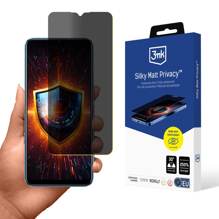 3mk Silky Matt Privacy Privacy Screen Protector for Realme C11 2021