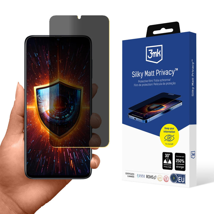 3mk Silky Matt Privacy Privacy Screen Protector for Samsung Galaxy A70