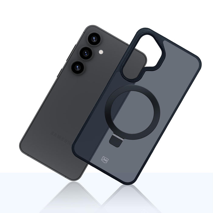 3mk Smoke Case Mag&amp;Stand for Samsung Galaxy S25 - black