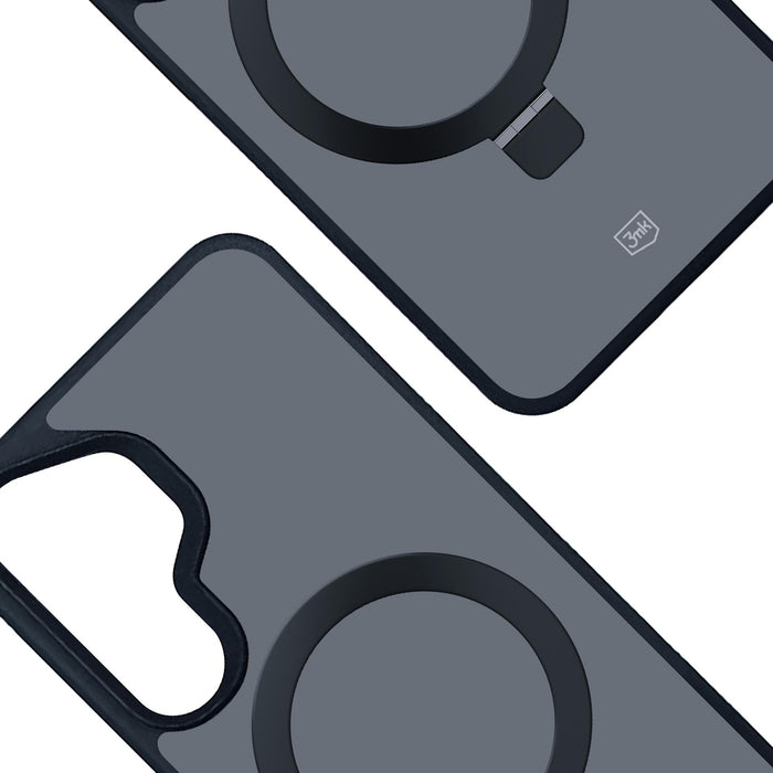 3mk Smoke Case Mag&amp;Stand for Samsung Galaxy S25+ - black