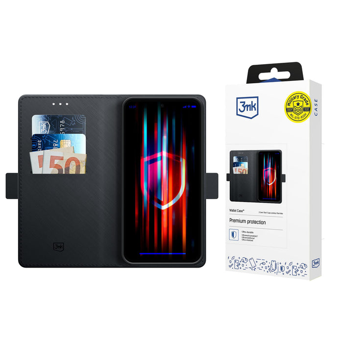 3mk Wallet Case for Samsung Galaxy A36 / A56 - Black