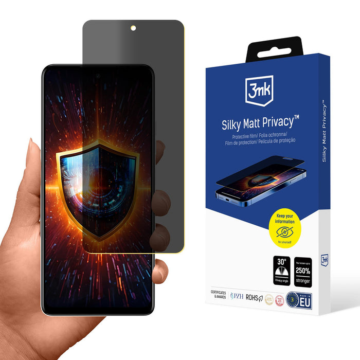 Privacy Screen Protector Matte 3mk Silky Matt Privacy for Tecno Spark 10 Pro