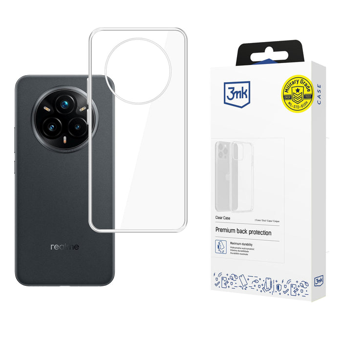 3mk Clear Case for Realme 14 Pro+ - Transparent