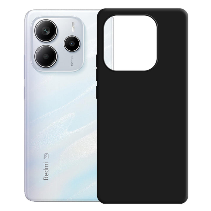 3mk Silicone Case for Xiaomi Redmi Note 14 5G - black