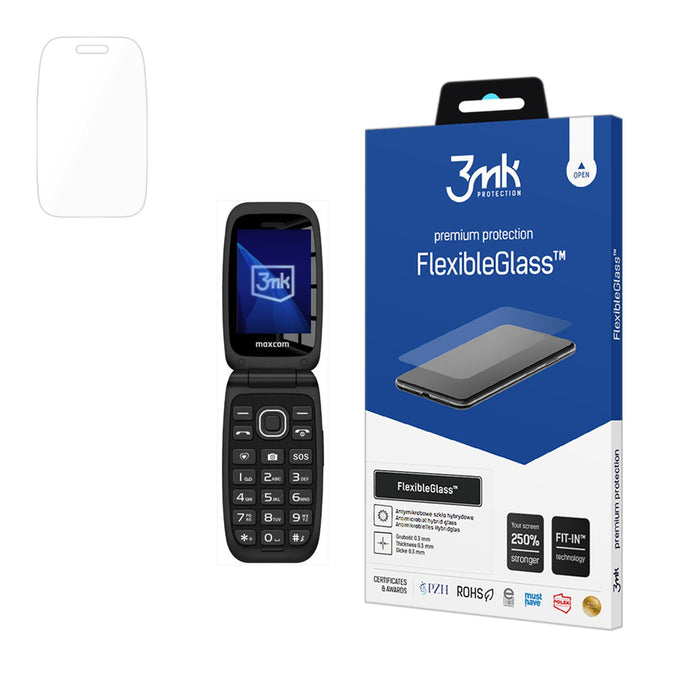 Hybrid glass 3mk FlexibleGlass on Maxcom Comfort MM828