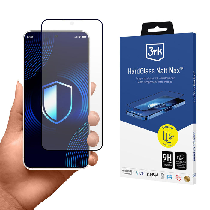 3mk HardGlass Matt Max Tempered Glass for Samsung Galaxy S25 Edge