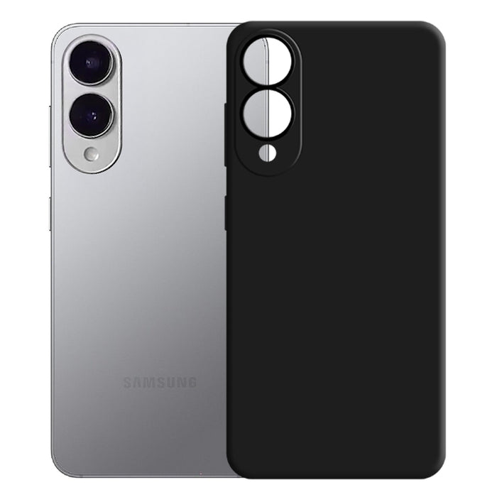 3mk Silicone Case for Samsung Galaxy S25 Edge - Black