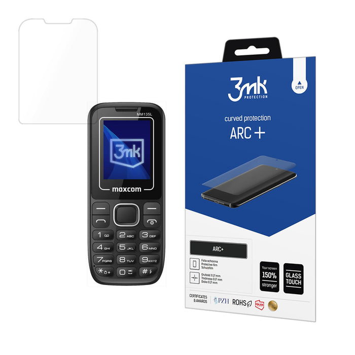 Protective film 3mk ARC+ on Maxcom Classic MM135L