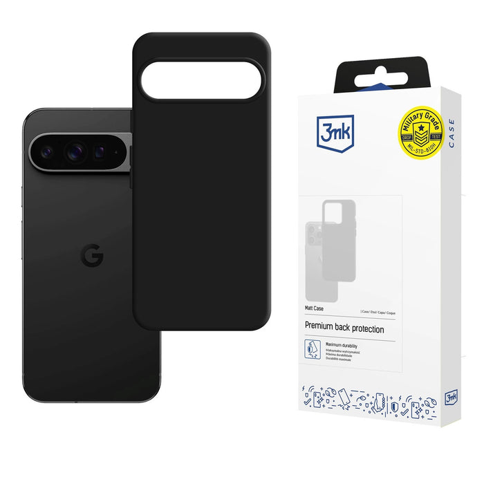 3mk Matt Case for Google Pixel 10 Pro XL - Matte Black