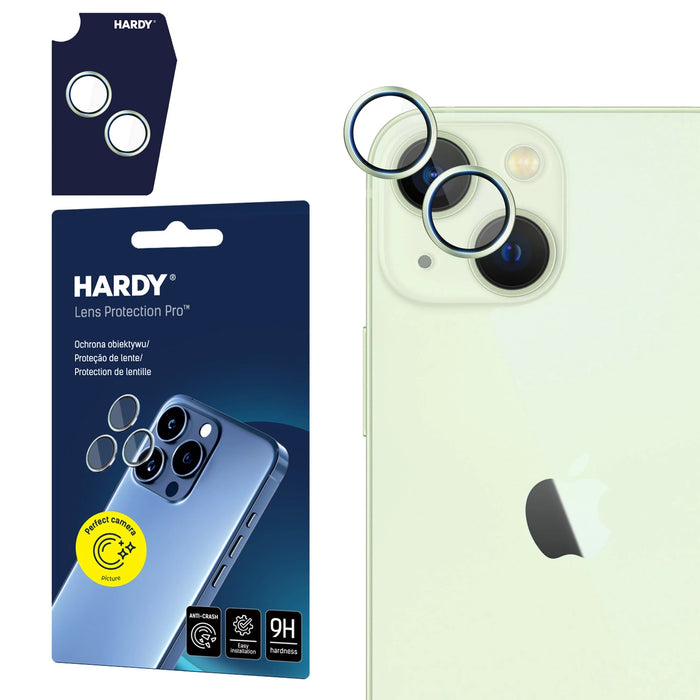 3mk HARDY Lens Protection Pro Glass for Apple iPhone 15 / 15 Plus - Green
