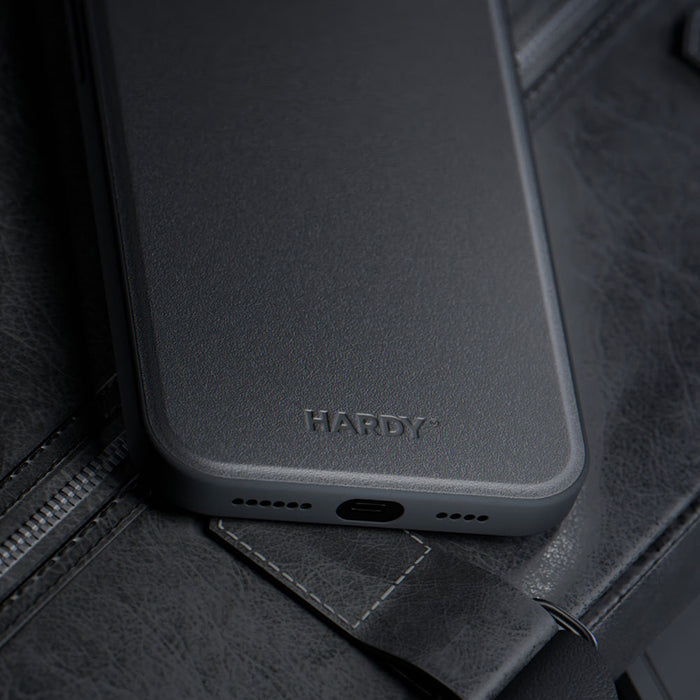 3mk Hardy Android Silky Leather MagCase for Samsung Galaxy S24+ - Black