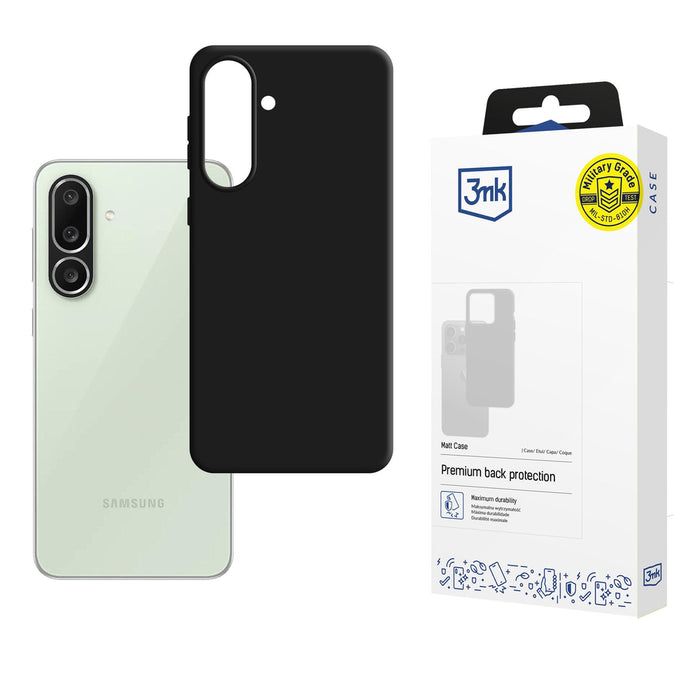 3mk Matt Case for Samsung Galaxy M56 - Black