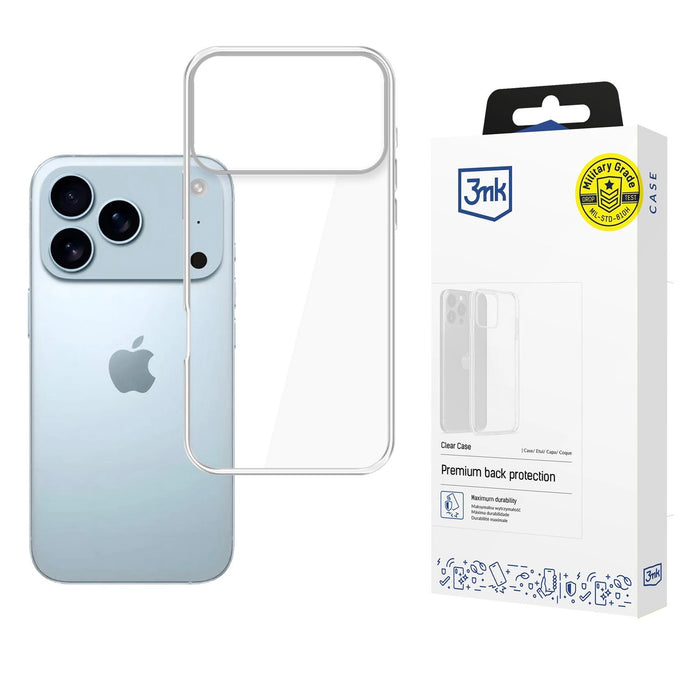 3mk Clear Case for Apple iPhone 17 Pro Max - transparent