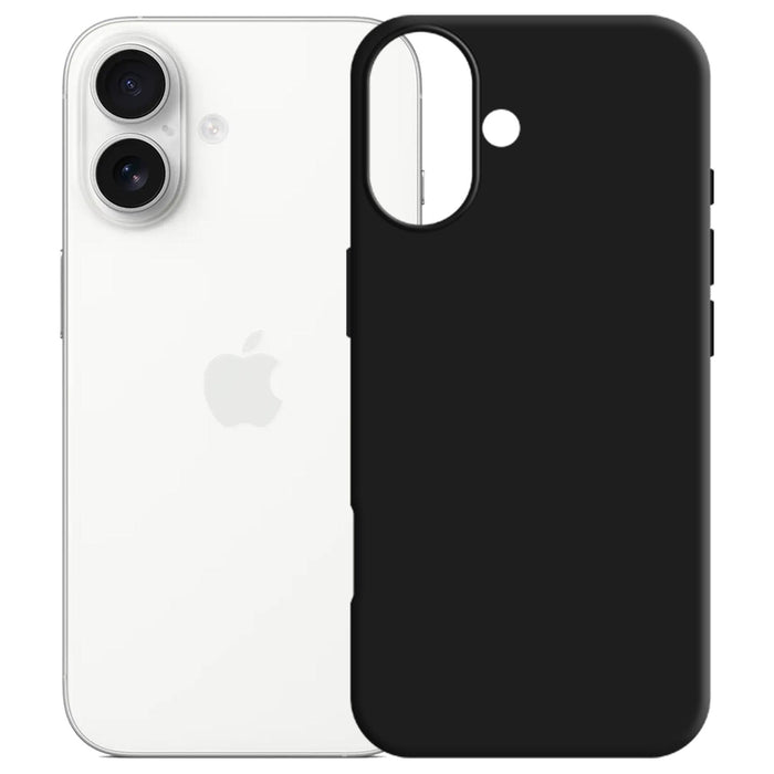 3mk Silicone Case for iPhone 17 - Black