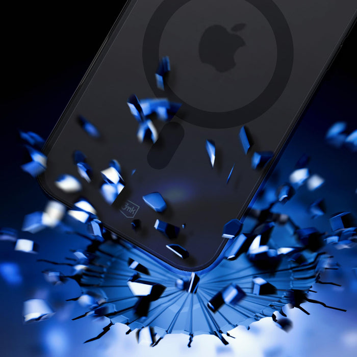 3mk Smoke MagCase for iPhone 17 Air - Black Semi-Transparent