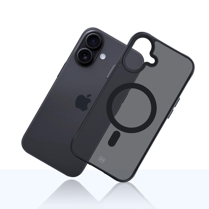 3mk Smoke MagCase for iPhone 17 - Black Semi-Transparent