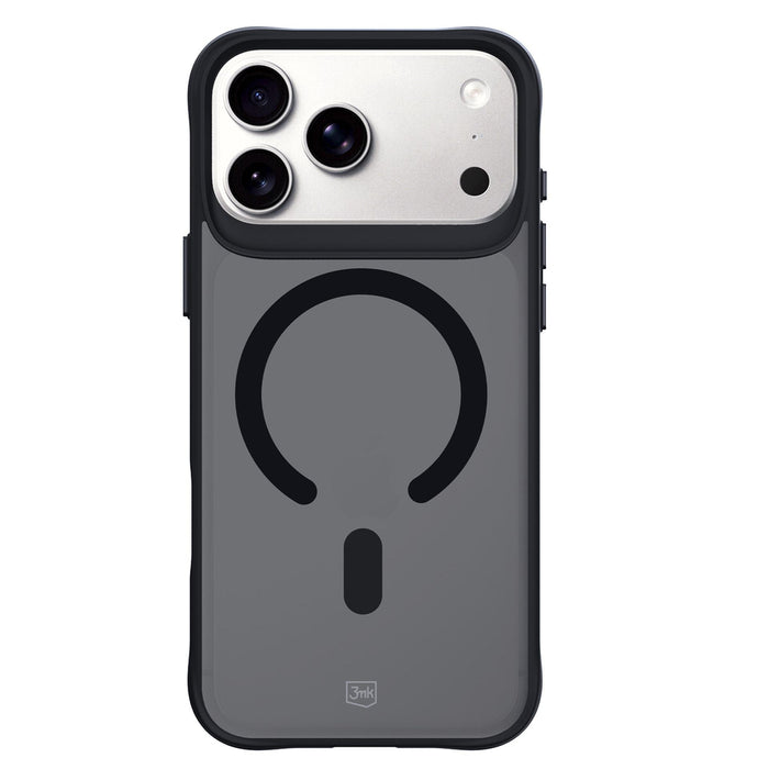 3mk Smoke MagCase for iPhone 17 Pro - Black Semi-Transparent