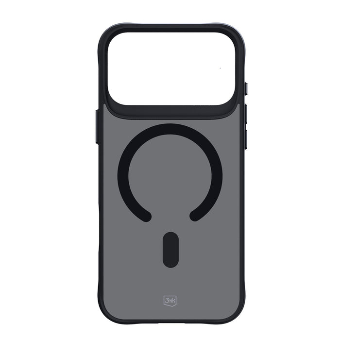 3mk Smoke MagCase for iPhone 17 Pro Max - Black Semi-Transparent