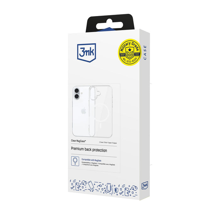 3mk Clear MagCase for Apple iPhone 17 - transparent