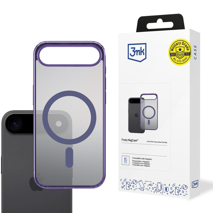 3mk Frosty MagCase for iPhone 17 Air - Purple
