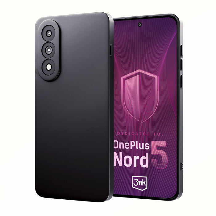 3mk Matt Case for OnePlus Nord 5 - Matte Black