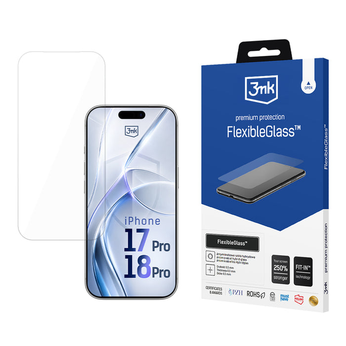 3mk FlexibleGlass v2.0 Hybrid Glass for iPhone 17 Pro
