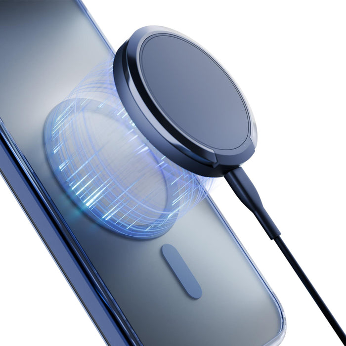 3mk Frosty MagCase for iPhone 17 - blue