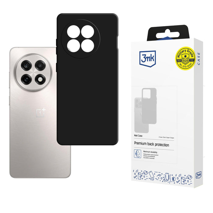 3mk Matt Case for OnePlus 13R/ACE 5 - Matte Black