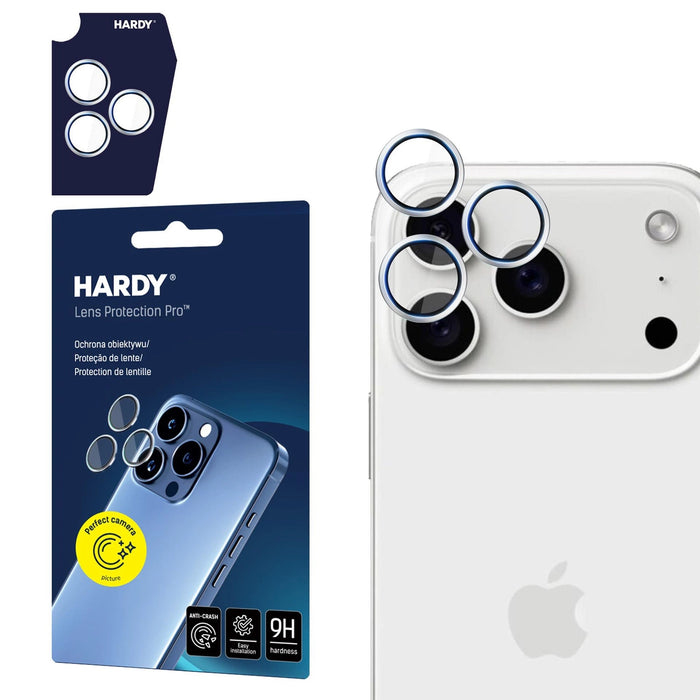 3mk HARDY Lens Protection Pro lens glass for iPhone 17 Pro / 17 Pro Max - silver