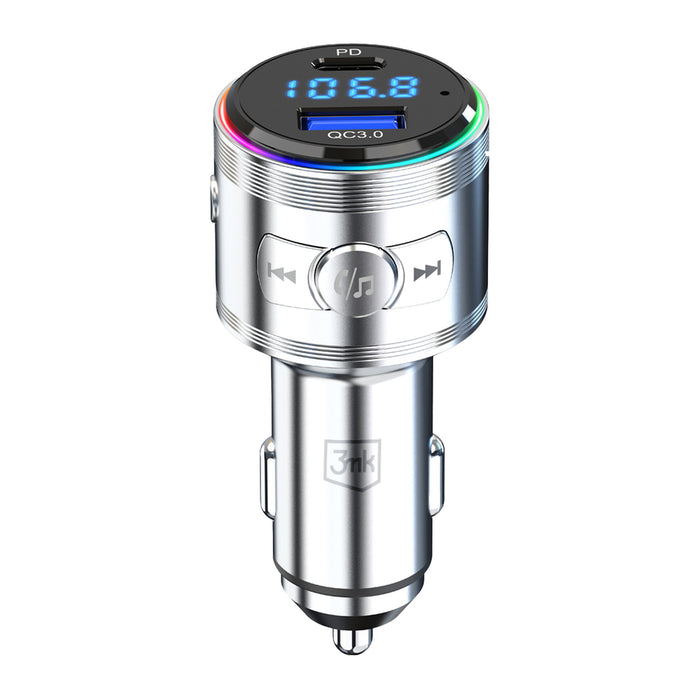 Transmitter 3in1 48W QC PD PPS USB-C USB-A 3mk Hyper Car Power Transmitter