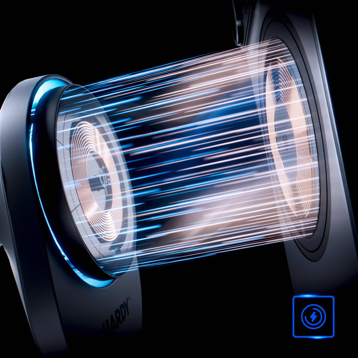 Car air vent holder 3mk Hardy AeroCharger 15W Qi2/MagSafe - black