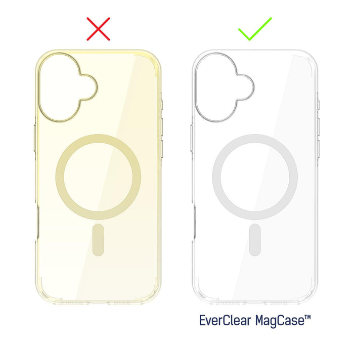 3mk EverClear MagCase for Apple iPhone 16 - transparent