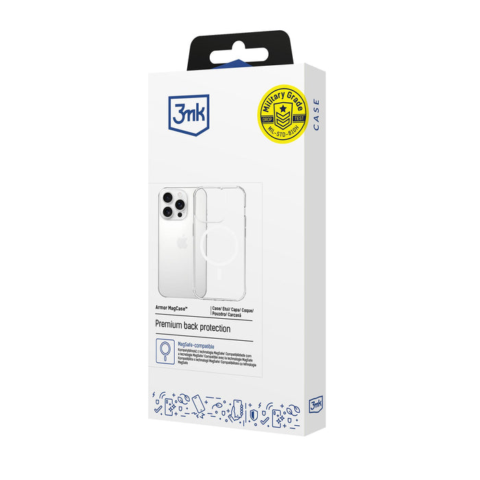 3mk Armor MagCase for iPhone 16 Pro Max - Transparent
