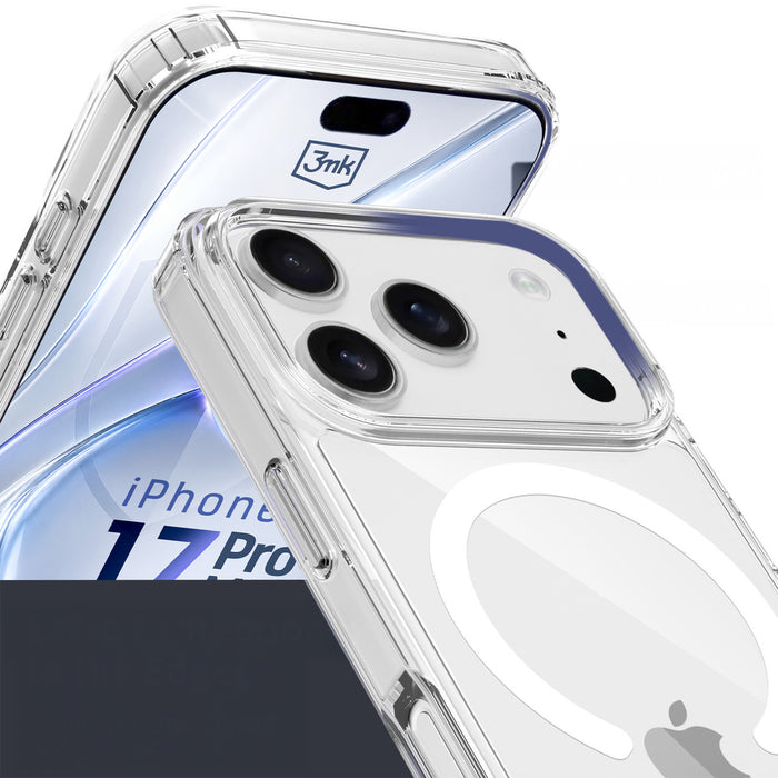 3mk Armor MagCase for iPhone 17 Pro Max - Transparent