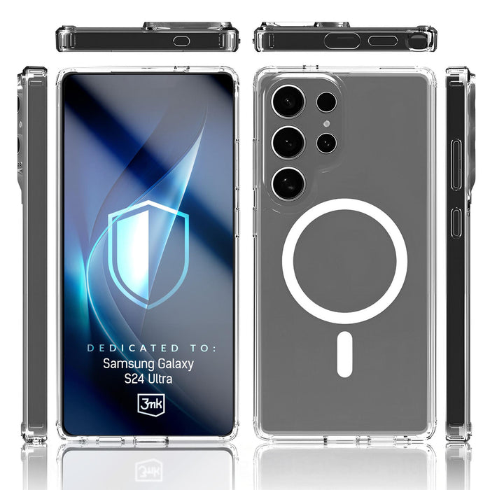 3mk Armor MagCase for Samsung Galaxy S24 Ultra - Transparent