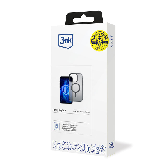 3mk Frosty MagCase for iPhone 14 Pro Max - Black